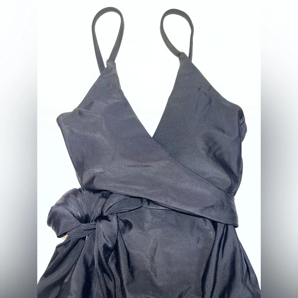 Aerie Black Swimsuit Tie-Wrap | XS | NWT - Picture 2 of 6